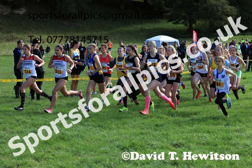 Girls under-13s 2024 Start Fitness NEHL, Thornley Hall Farm, Peterlee, Saturday, September 28th.   Photo: David T. Hewitson/Sports for All Pics